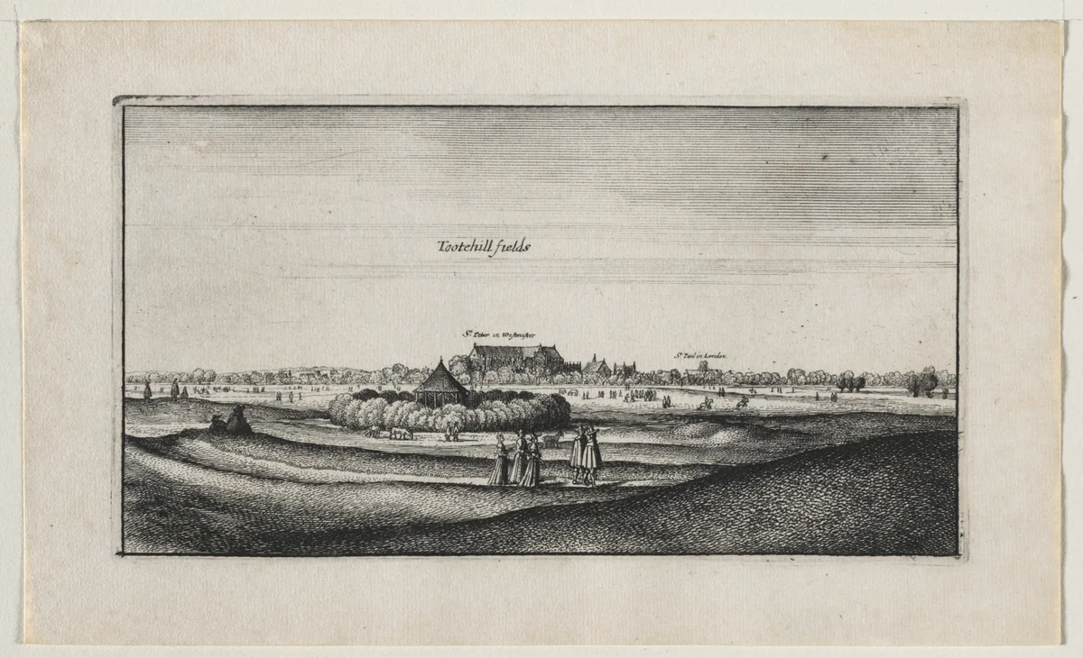 Tothill Fields by Wenceslaus Hollar, print