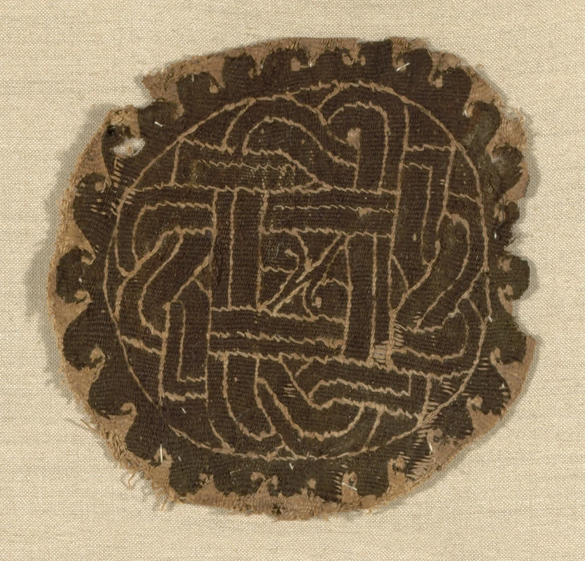 Medallion by Egypt, textile, 201-400