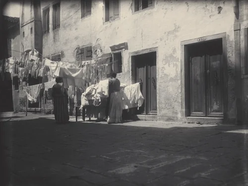 Wash Day, Venice by Alfred Stieglitz, photograph, 1894