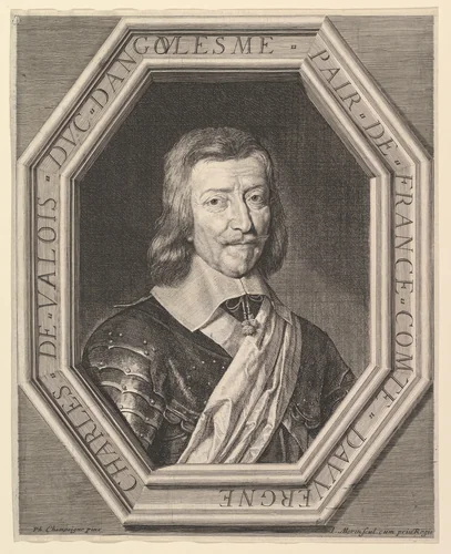Charles de Valois, duc d'Angouleme by Jean Morin, print, 1605-1650
