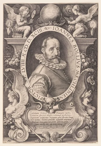 Hans Bol by Hendrick Goltzius, print, 1593