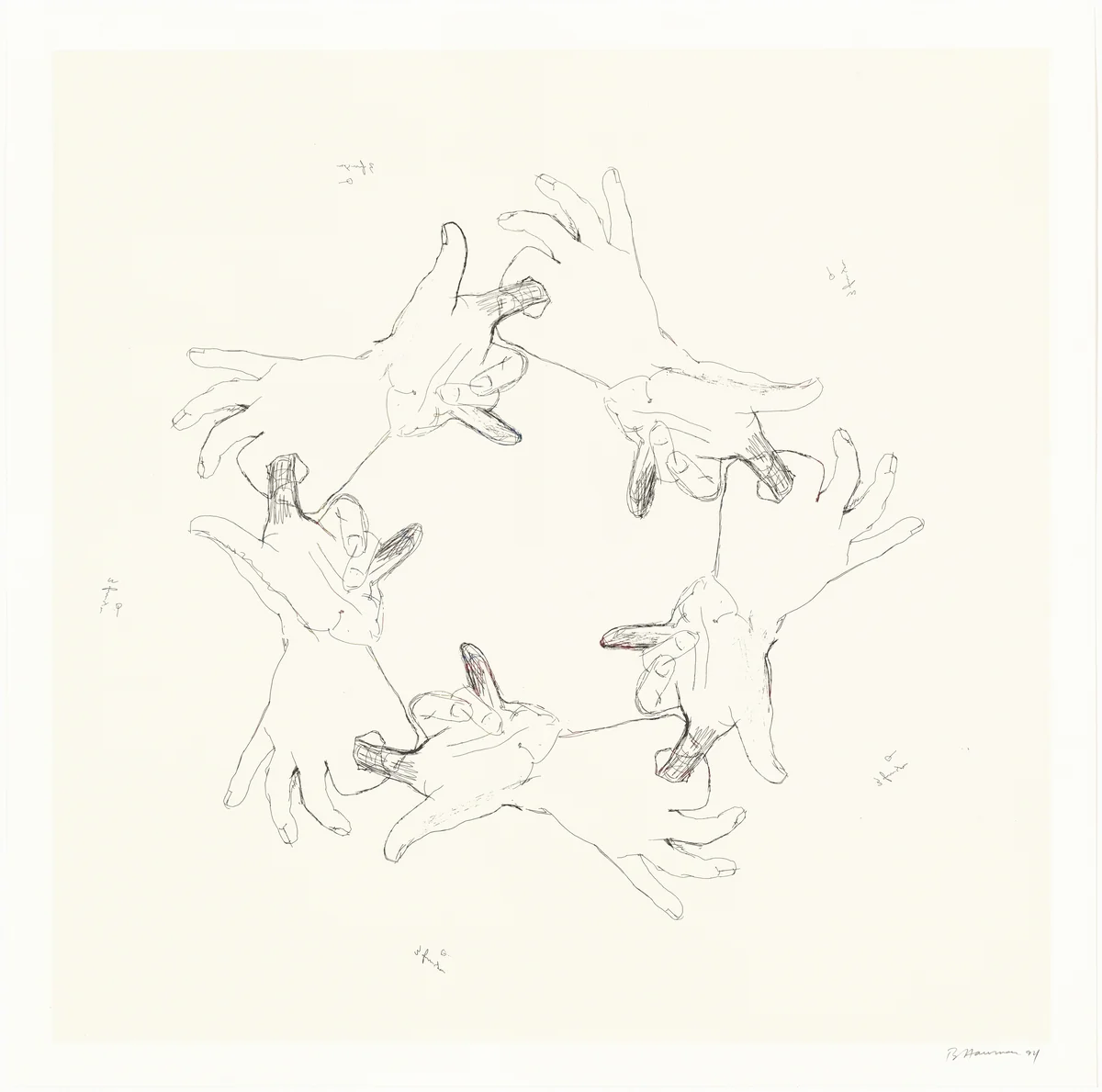 Untitled by Bruce Nauman, print, 1993-1994