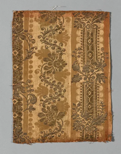 Fragment (Dress Fabric) by Italy, textile, 1650-1700