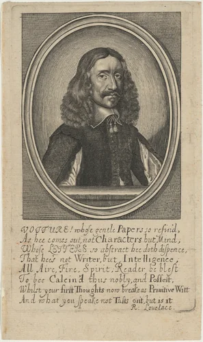 Vincent Voiture by William Faithorne, print, 1670