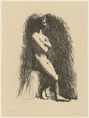 Woman Seated (Femme assise) by Pablo Picasso, print, 1923