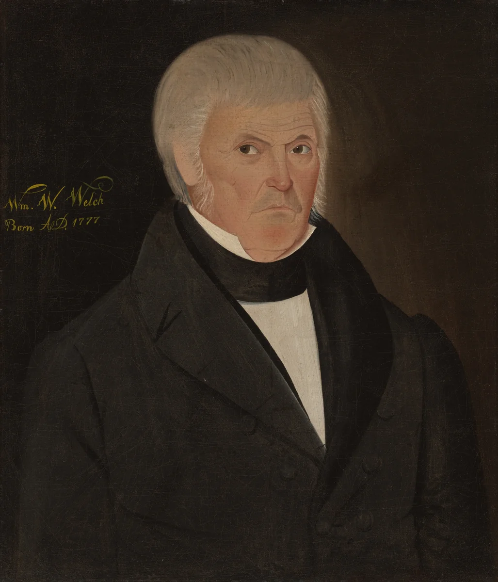 William W. Welch by Sheldon Peck, painting, 1837