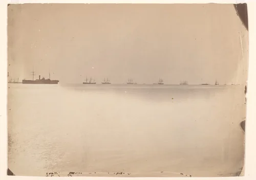 Naval Blockade by Alexander Gardner, photograph, 1865