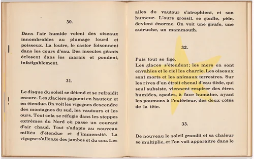 In-text plate (folio 22) from La Fin du monde filmée par l'ange de N.-D. (The End of the World Filmed by the Angel of Notre Dame) by Fernand Léger, illustrated book, 1919