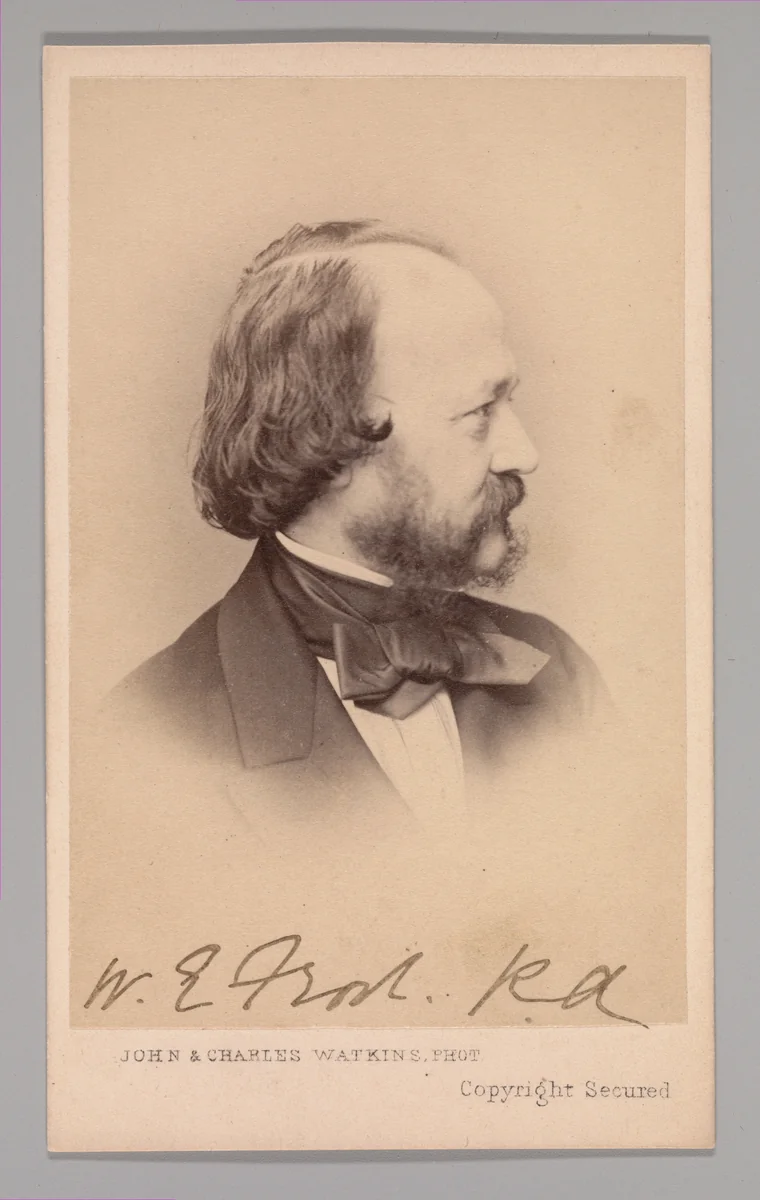 [William Edward Frost] by John and Charles Watkins, photograph, 1860-1869