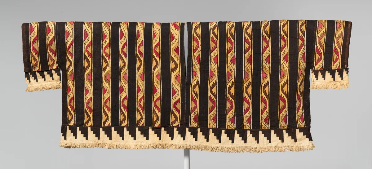 Shirt by Central Coast artist, textile, 1460-1540