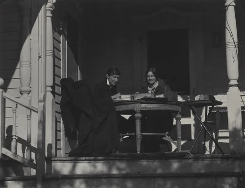Georgia and Ida O'Keeffe by Alfred Stieglitz, photograph, 1924