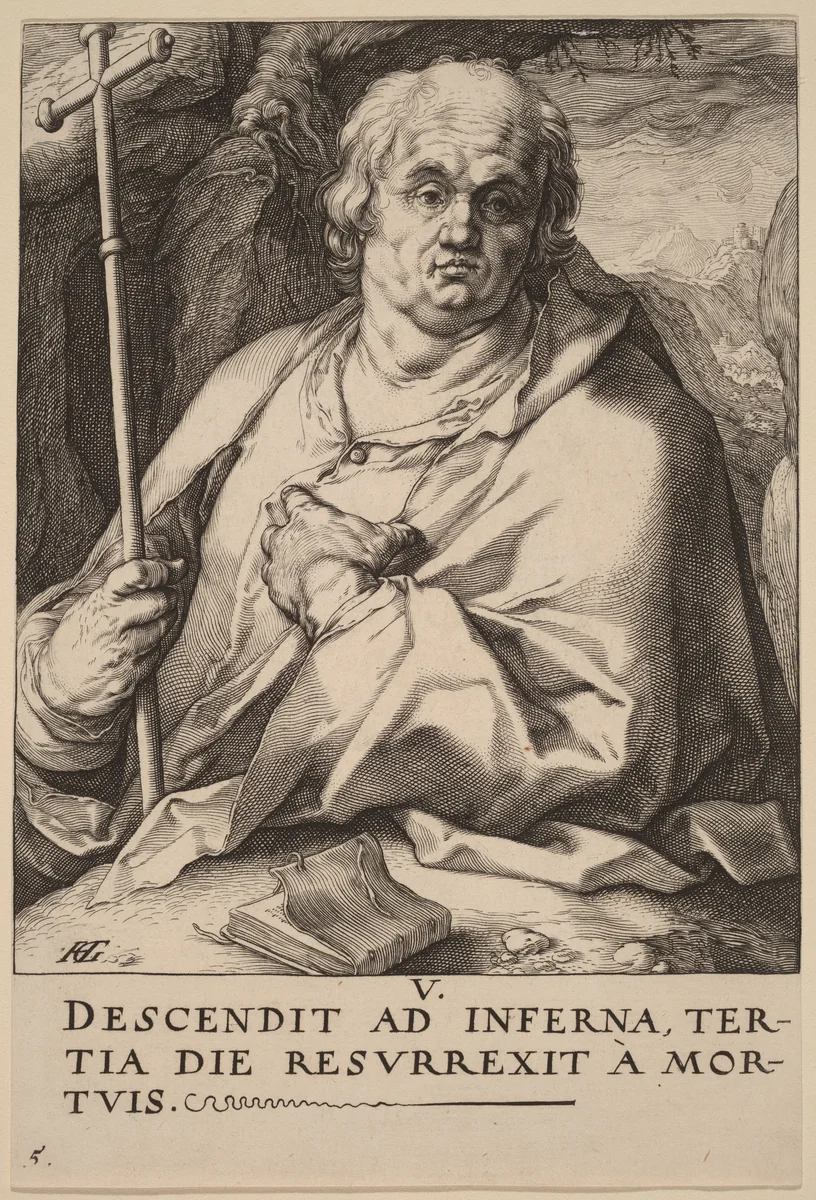 Saint Philip by Hendrick Goltzius, print, 1589