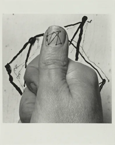 E. (All Thumbs) by Al Taylor, photograph, 1997
