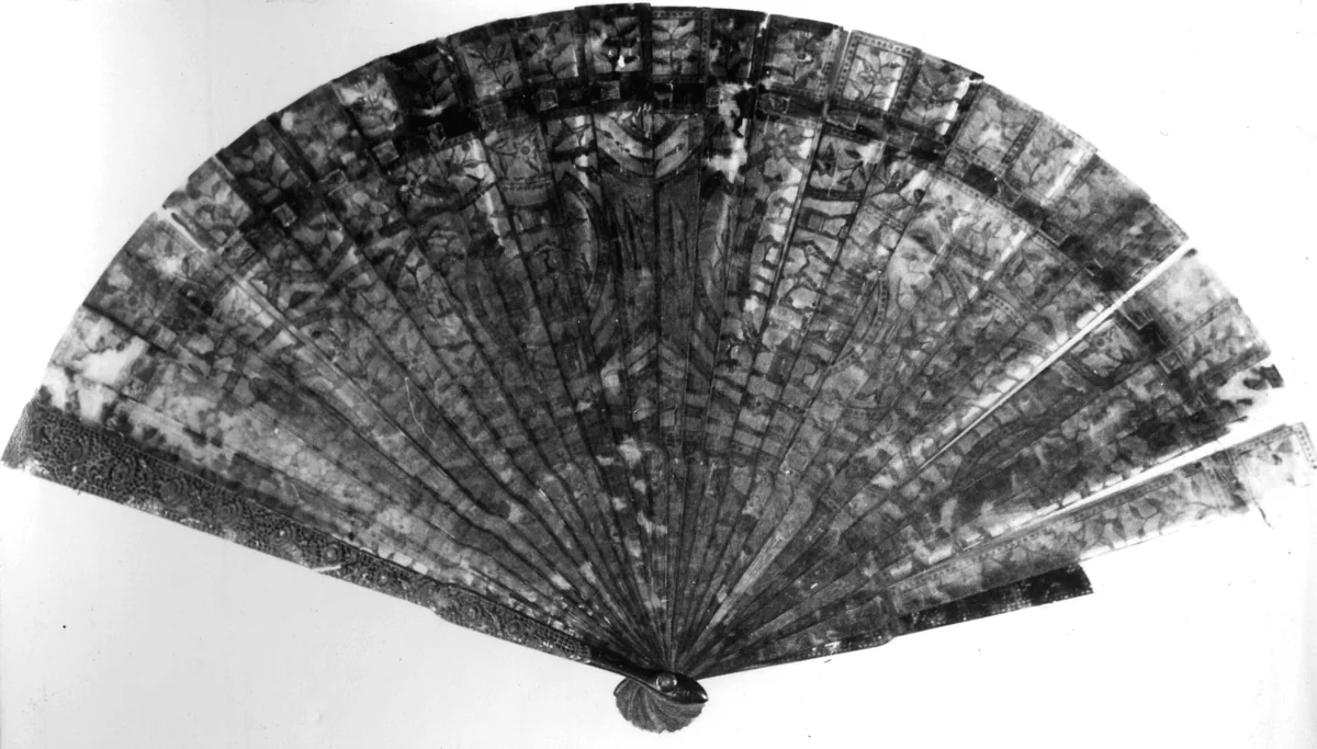 Fan by China, textile, 1801-1900