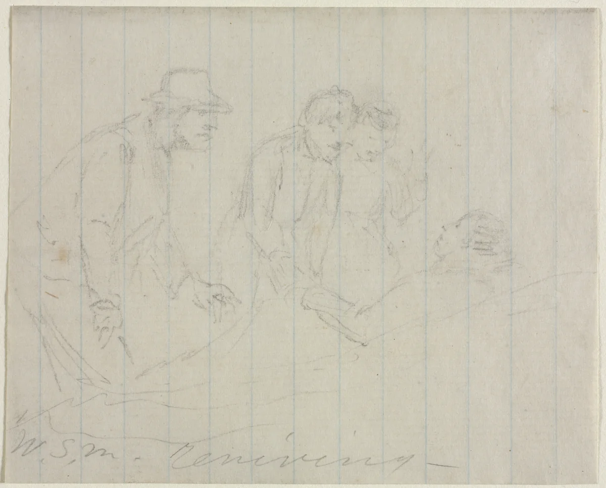 Reviving by William Sidney Mount, drawing, 1822-1868