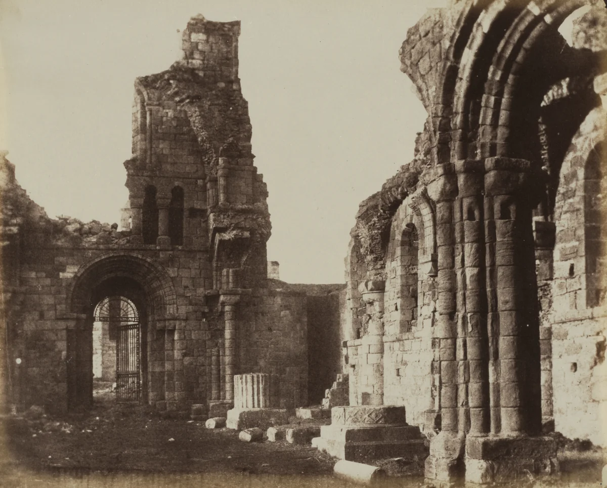 Lindisfarne by Robert Henry Cheney, photograph, 1848-1858