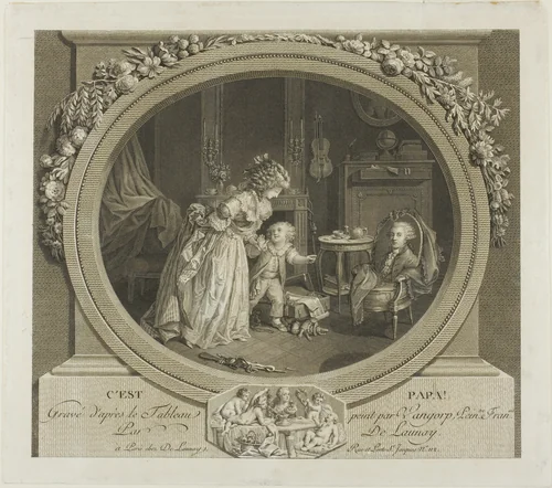 It's papa! by Nicolas Delaunay
Robert Delaunay
Henri Nicolas Vangorp, print, 1792-1814