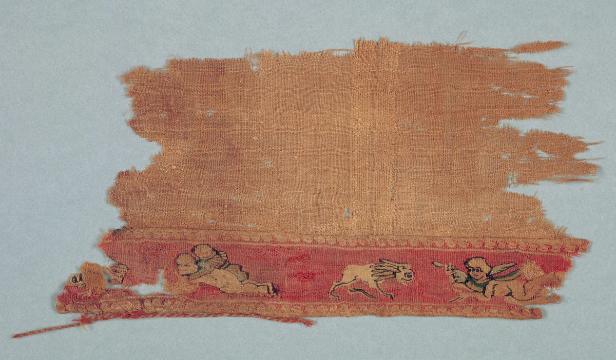 Fragment from a Child's Tunic: Sleeveband I by Unknown, textile, 600-799