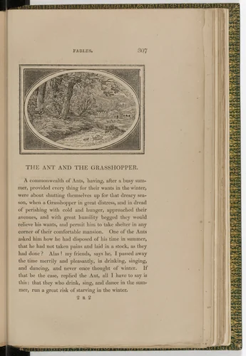 Headpiece (page 307) from The Fables of Aesop by Thomas Bewick, illustrated book, 1818