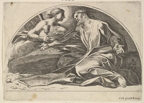 Agony in the Garden by Robert van Audenaerde, print, 1680-1743