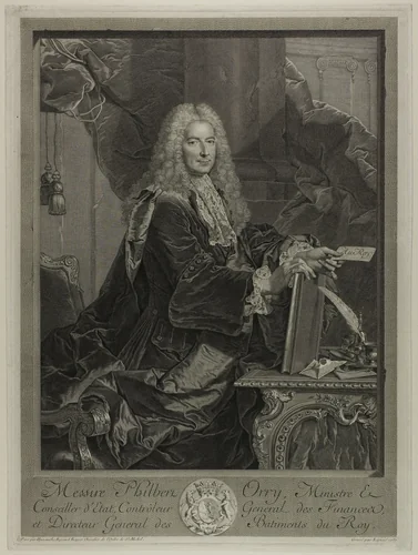 Portrait of Philibert Orrey by François Bernard Lépicié
Hyacinthe Rigaud, print, 1737