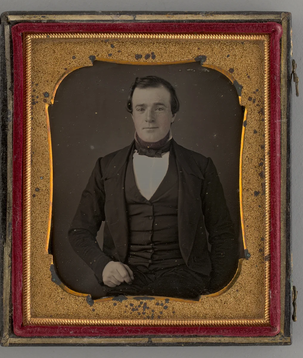 Untitled (Portrait of a Man) by Unknown maker, other, 1853