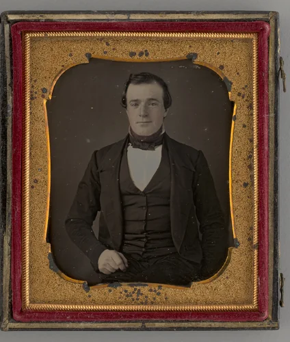 Untitled (Portrait of a Man) by Unknown maker, other, 1853