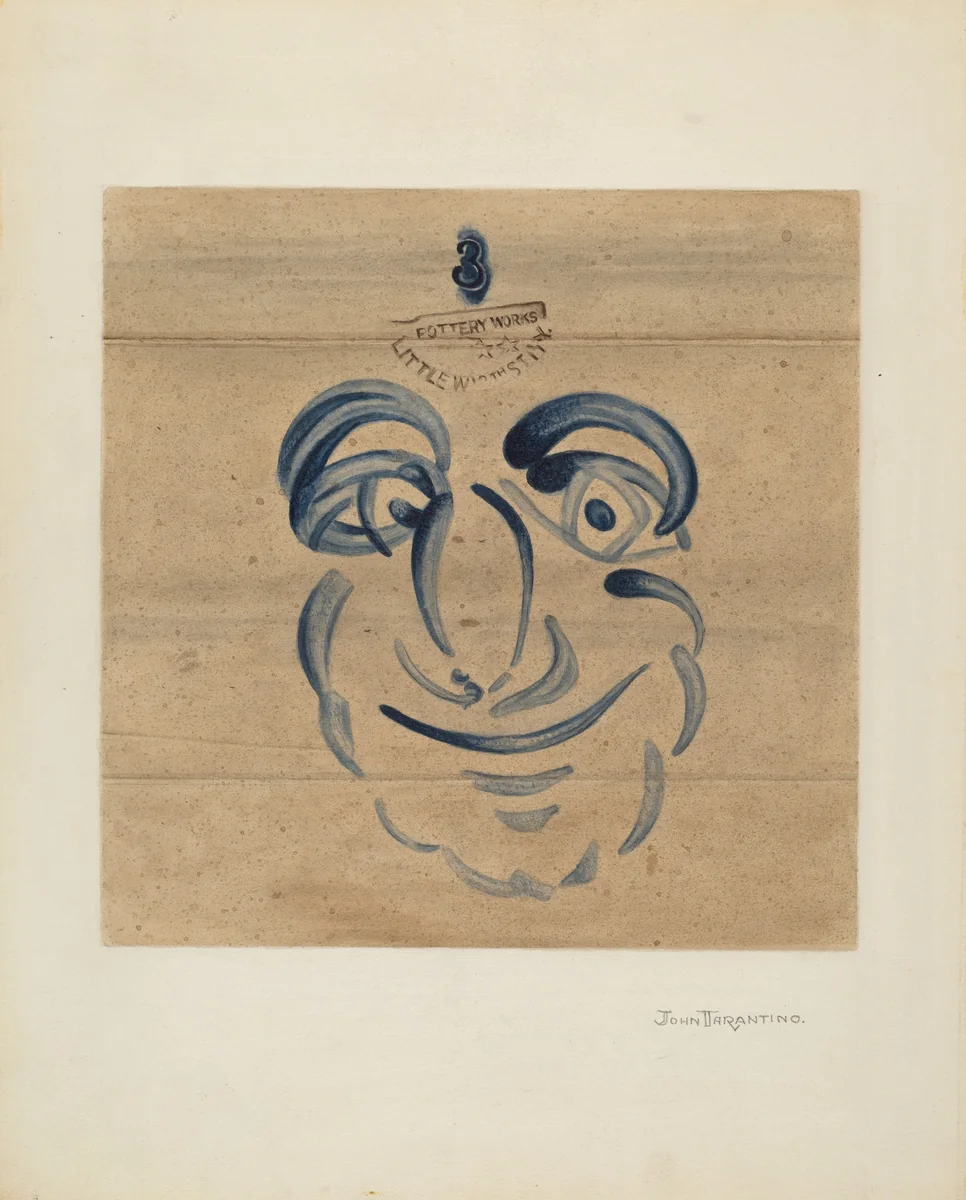 Crock by John Tarantino, index of american design, 1940