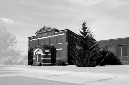 City School, Jeffersonville, Indiana by Wendel White, photograph, 2007