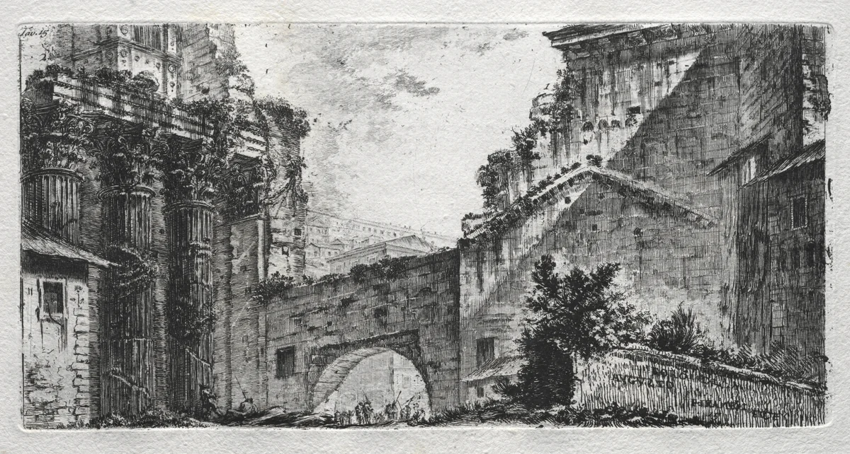 Foro di Augusto by Giovanni Battista Piranesi, print, 1743-1753