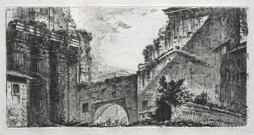 Foro di Augusto by Giovanni Battista Piranesi, print, 1743-1753