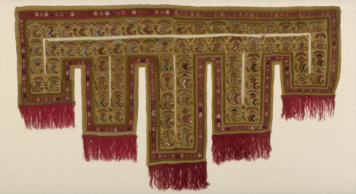 Loincloth Panel by Chimú, textile, 1250-1470
