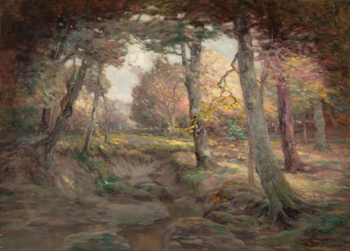 Edge of the Woods by John Semon, painting, 1890-1899