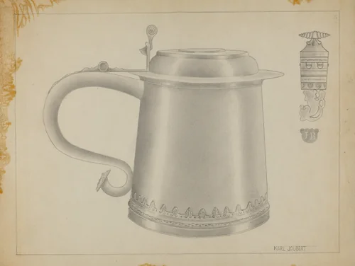 Silver Tankard by Karl Joubert, index of american design, 1936