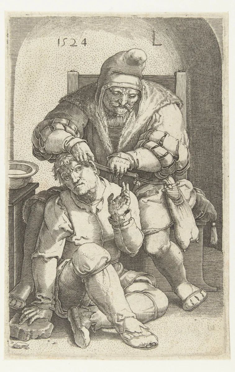 De chirurgijn by Unknown, print, 1581-1628