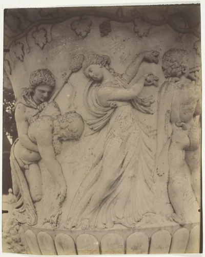 Versailles, Vase, (Detail) by Jean-Eugène-Auguste Atget, photograph, 1906-1907