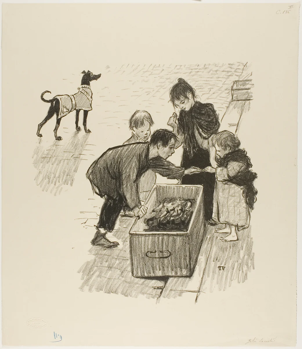 High society! by Théophile Alexandre Steinlen, print, 1894