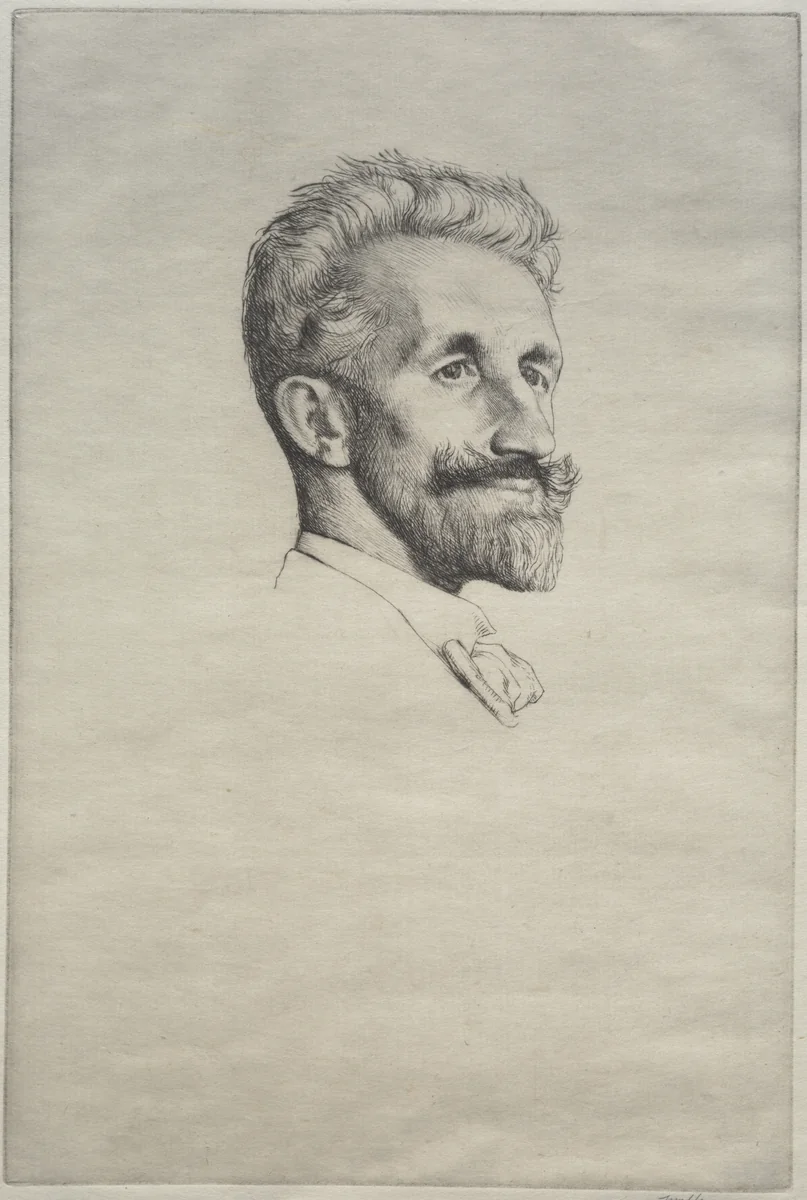 Robert Bontine Cunningham Graham by William Strang, print, 1898