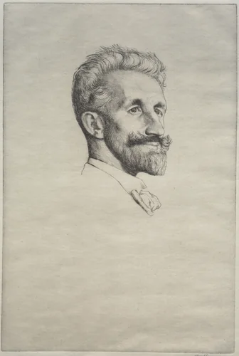 Robert Bontine Cunningham Graham by William Strang, print, 1898