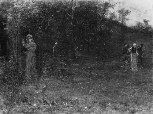 And She Was a Witch by George Fuller, artwork, 1877-1884