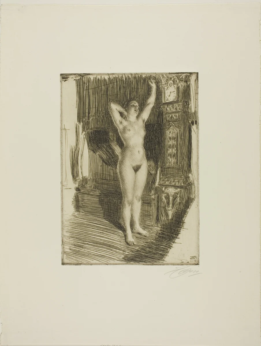 Early by Anders Zorn, print, 1914