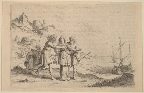 The Abduction of Europa by Willem Basse, print, 1634