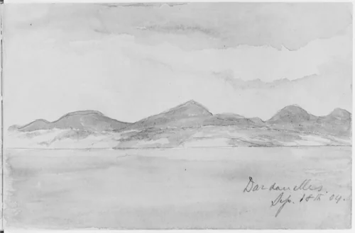 Dardanelles (from Sketchbook) by Mary Newbold Sargent, artwork, 1904