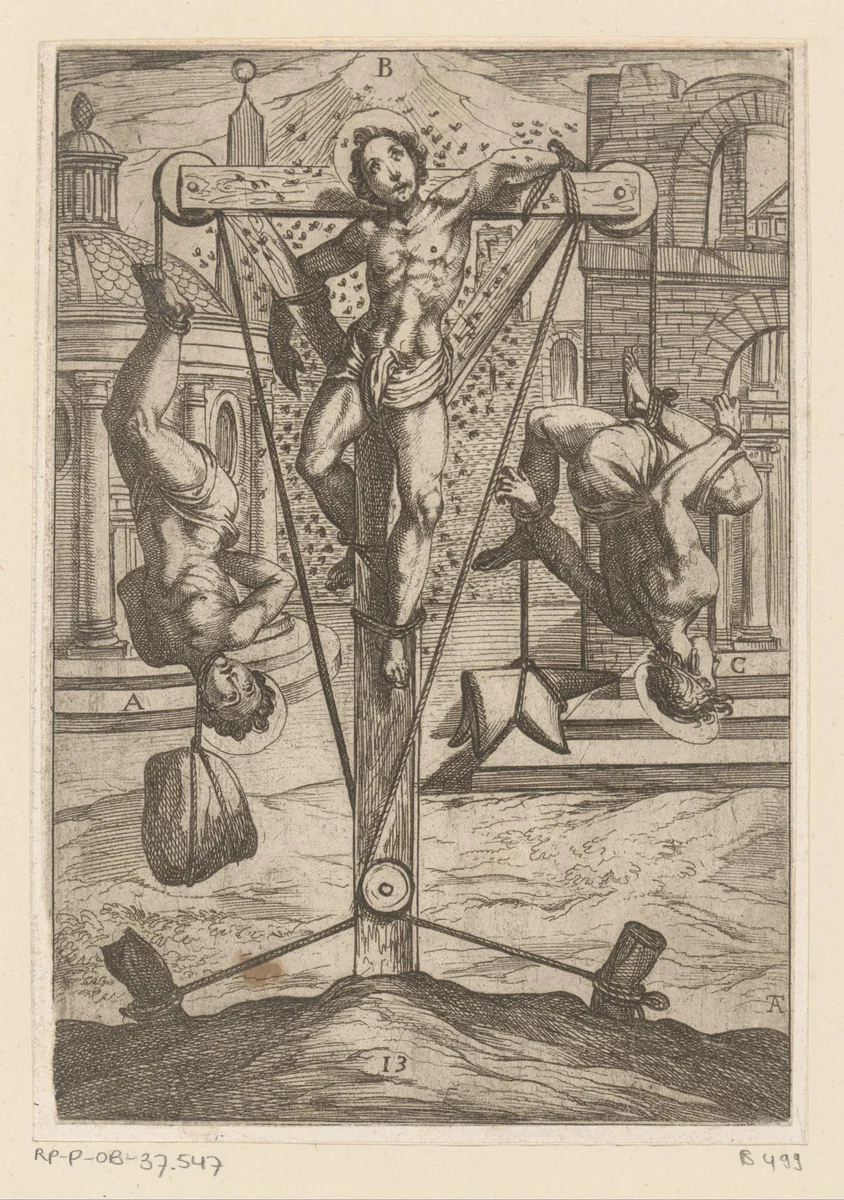 Blootstelling aan insecten en ophangingen by Unknown, print, 1565-1630