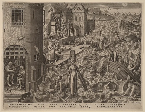 Hope by Philip Galle, print, 1559