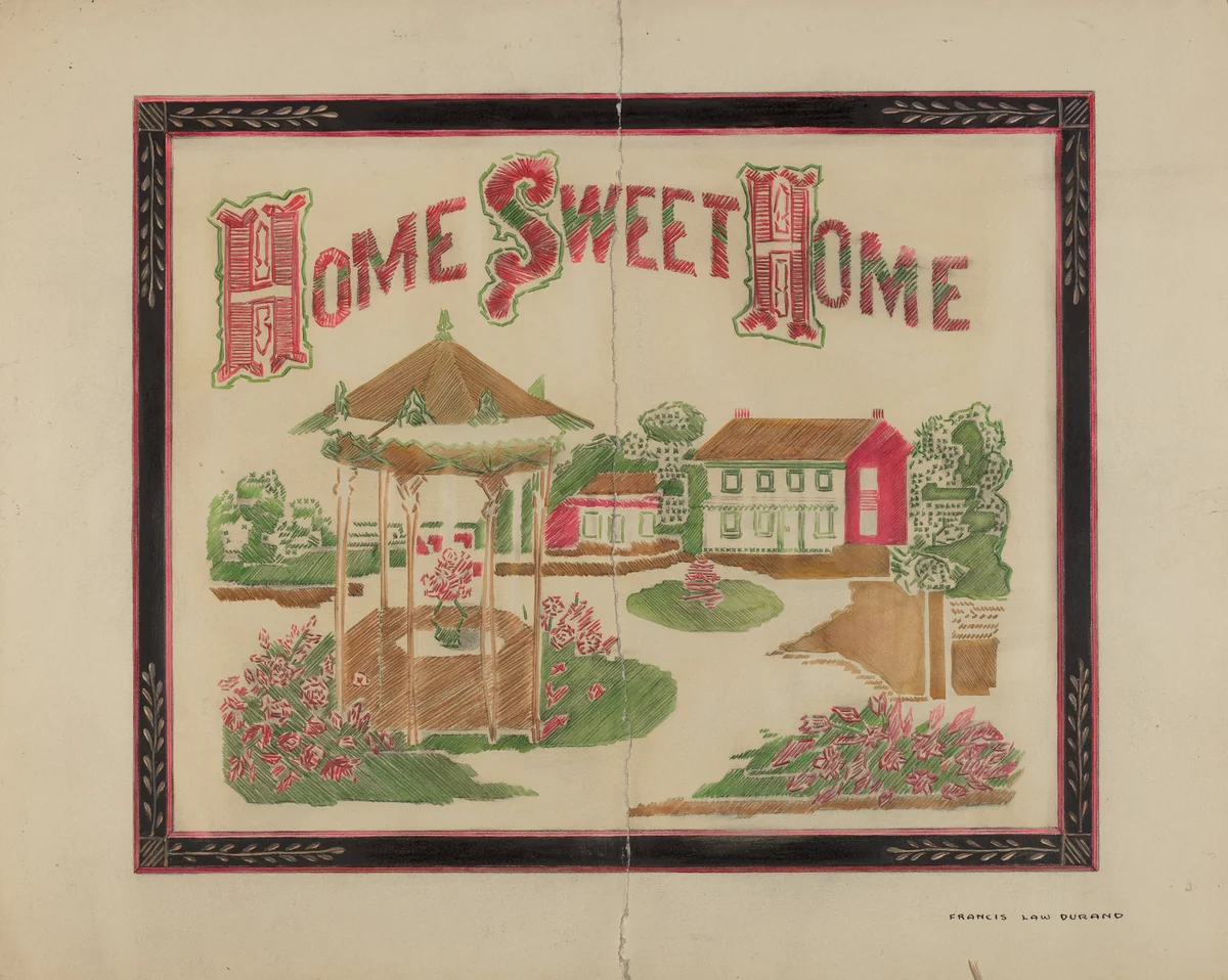 Needlework by Francis Law Durand, index of american design, 1935-1942