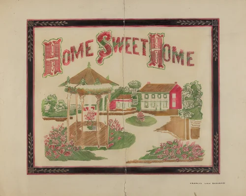 Needlework by Francis Law Durand, index of american design, 1935-1942