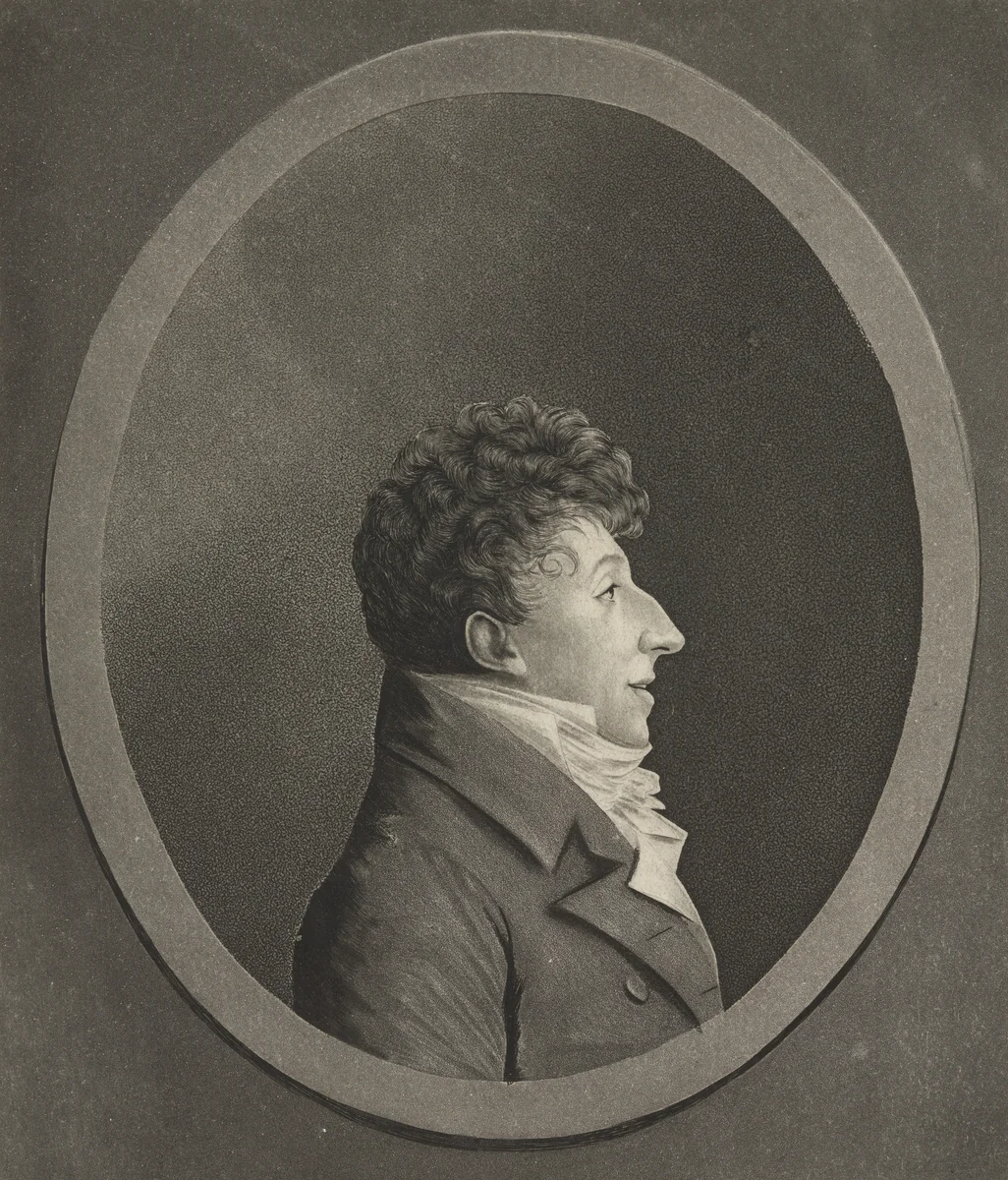 H. Berton by Edme Quenedey, photograph, 1809