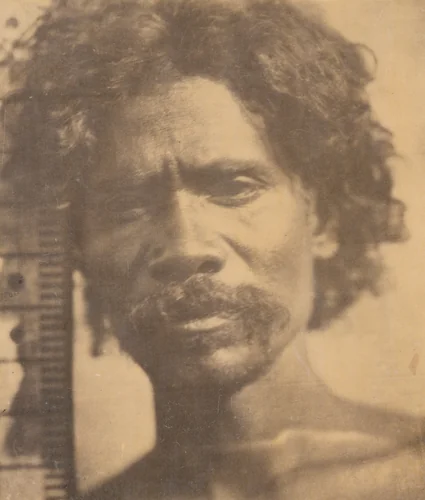 Kurumba Man by Madras School of Arts photographer, photograph, 1873