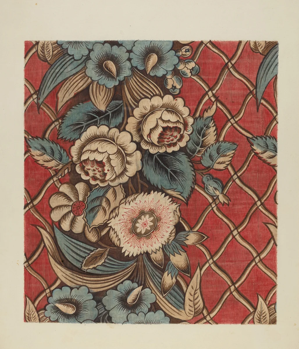 Printed Cotton by Mina Lowry, index of american design, 1940